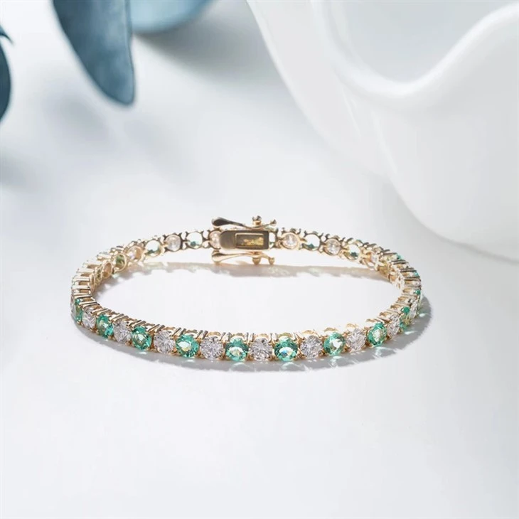 10k Gold Moissanite Diamond Tennis Bracelet 10k Gold Moissanite Diamond Tennis Bracelet