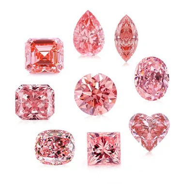 Lab gecreëerde roze diamant met IGI -certiticaten